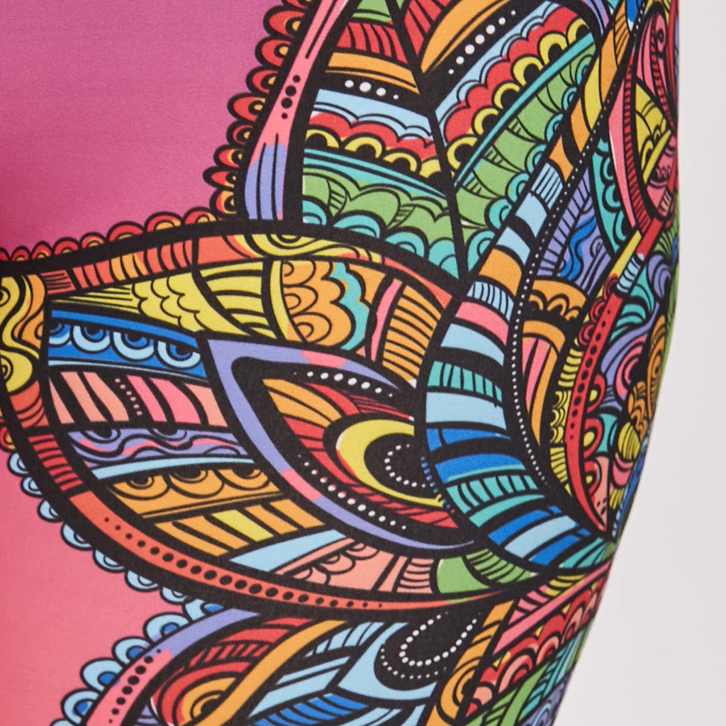 Printed yoga pants