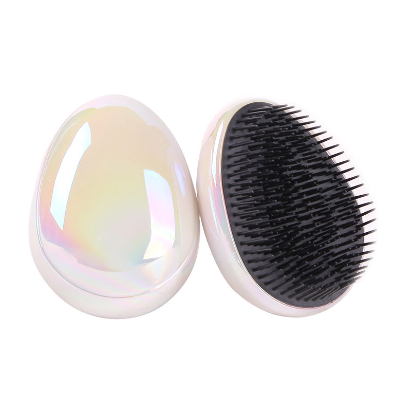 Egg hair combing straight hair comb