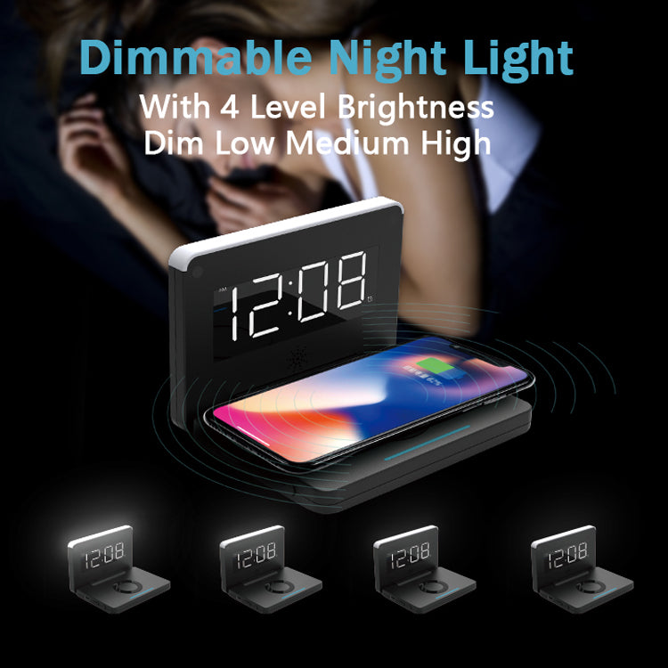 Foldable wireless charging subclock