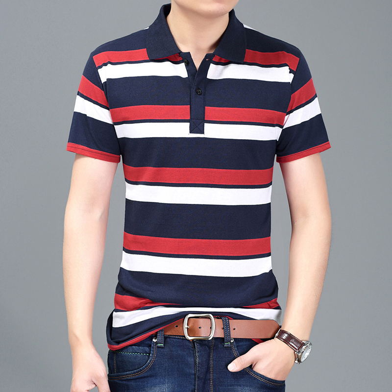 Lapel Short Sleeve Men