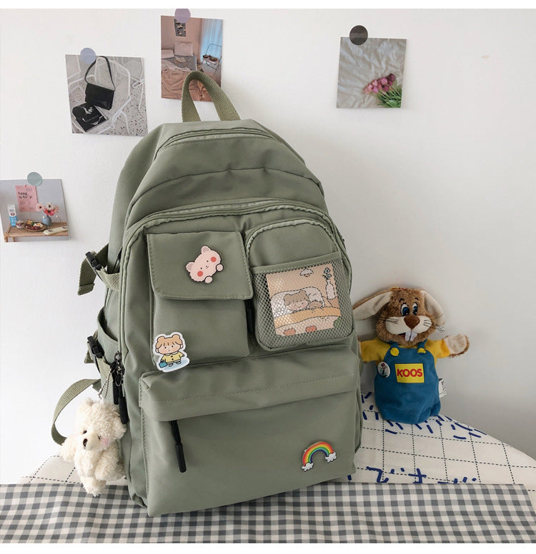 Small Harajuku Srt Canvas Net Neutral Student Schoolbag