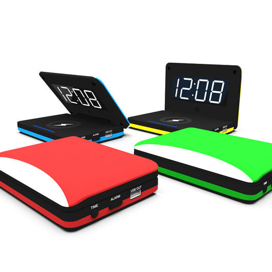 Foldable wireless charging subclock