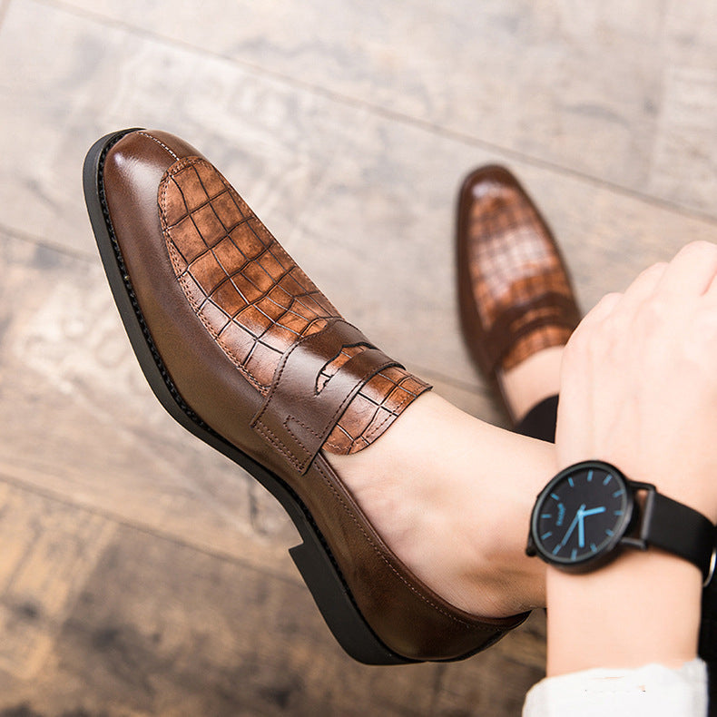 Fashion Pointed Toe Trend British Men's Wedding Shoes