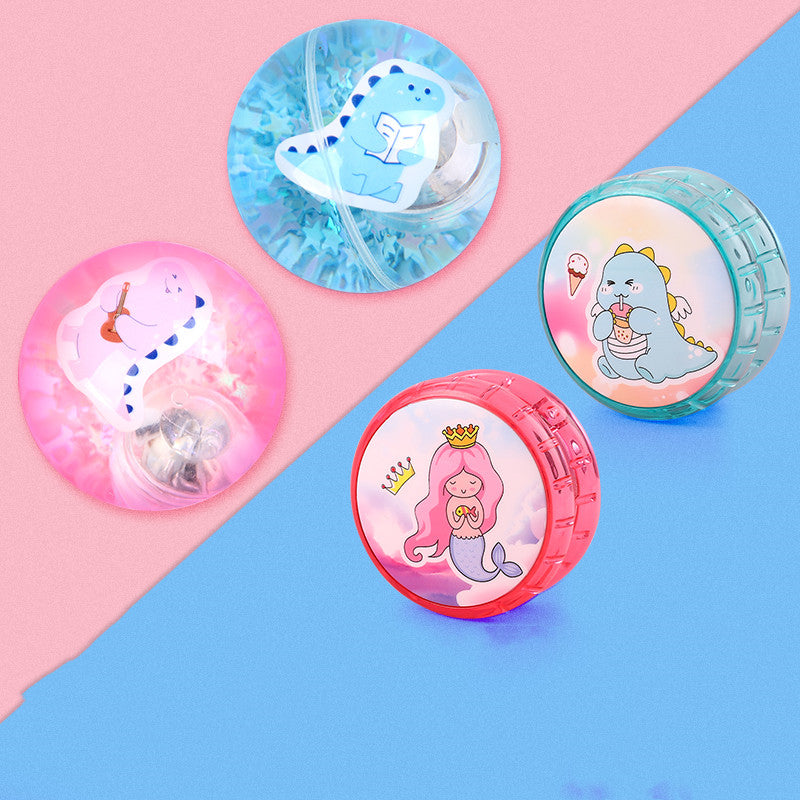 Glowing Yo-Yo Boy Flash Toy Girl Live Sleep Professional Metal Yo-Yo