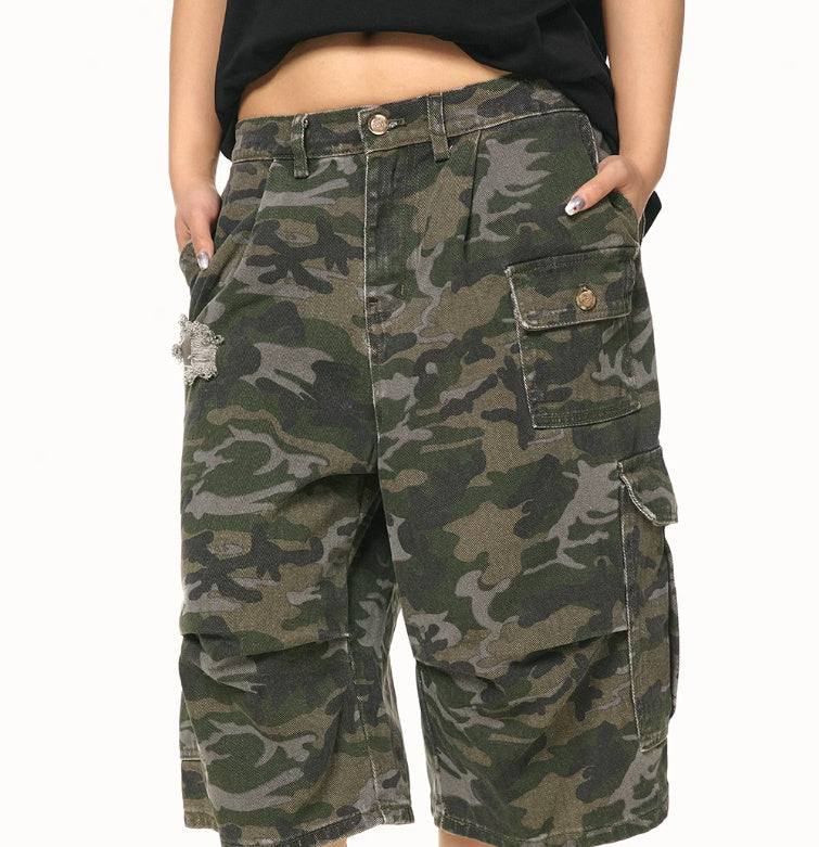 American Camouflage Workwear Shorts