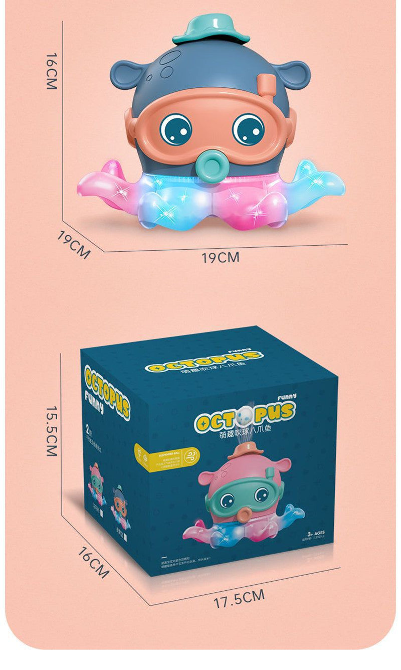 Suspended Blowing Ball Octopus Parent-Child Electric Toy