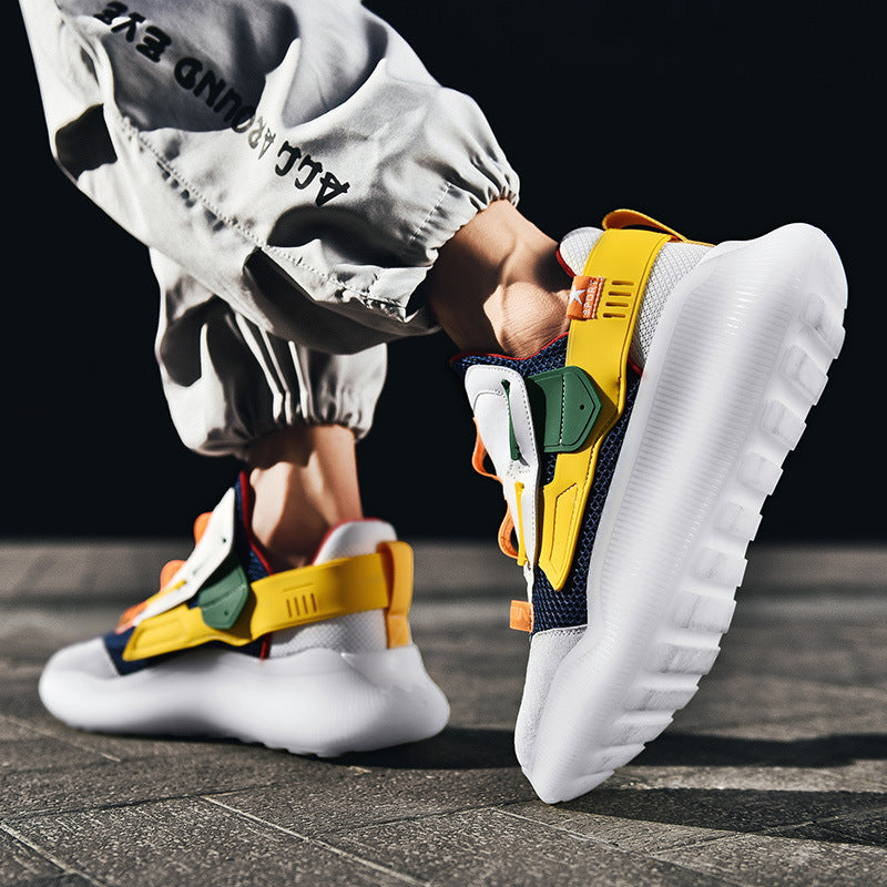 Men's thick-soled sports shoes