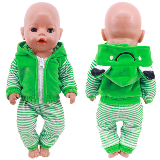 Doll Baby Clothes Kittys Kitten Cat Cartoon Dress Shoes Fit