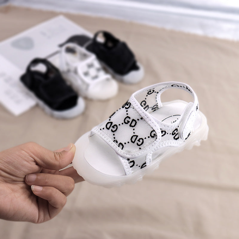 Baby Baotou Sandals 1-2 Male Treasure Mesh Toddler Shoes