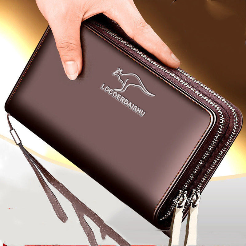 Multi-card slot large capacity zipper long bag