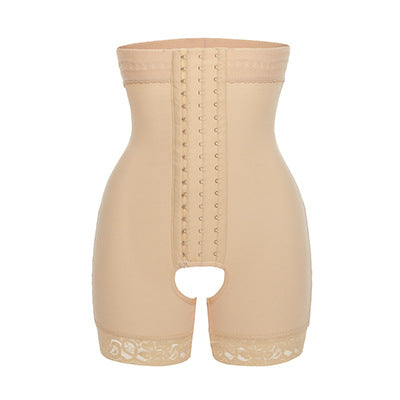 High waist breasted belly pants