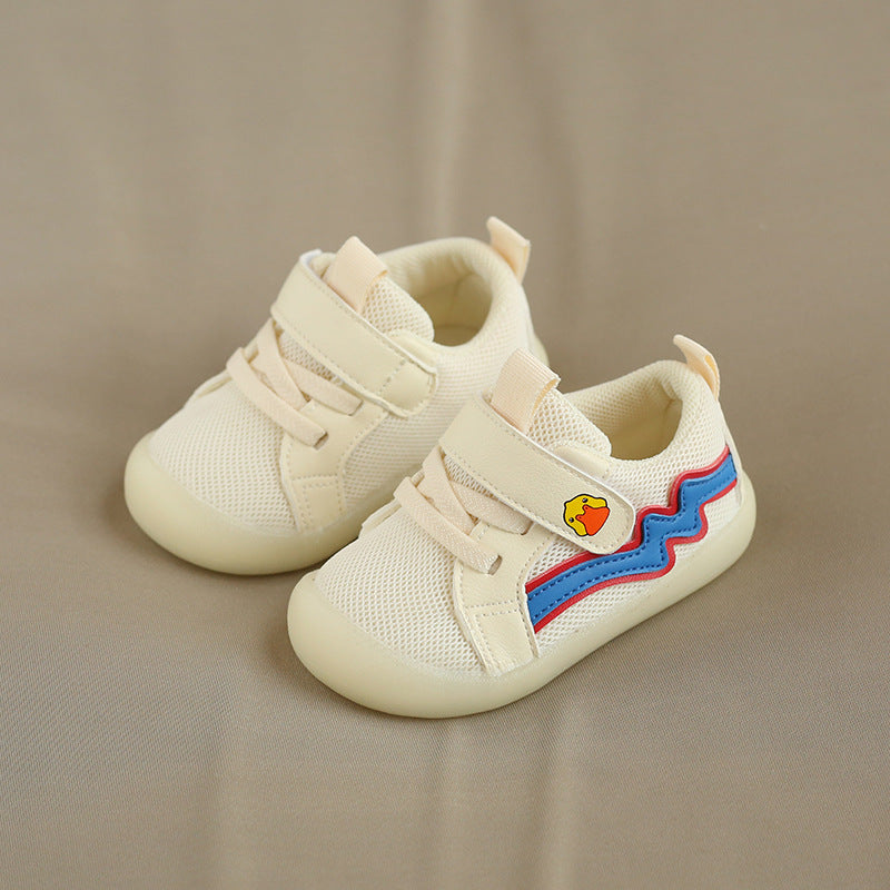 Baby Toddler Shoes Spring New Boys And Girls Breathable Soft Sole