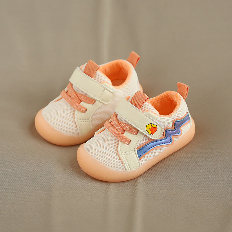 Baby Toddler Shoes Spring New Boys And Girls Breathable Soft Sole