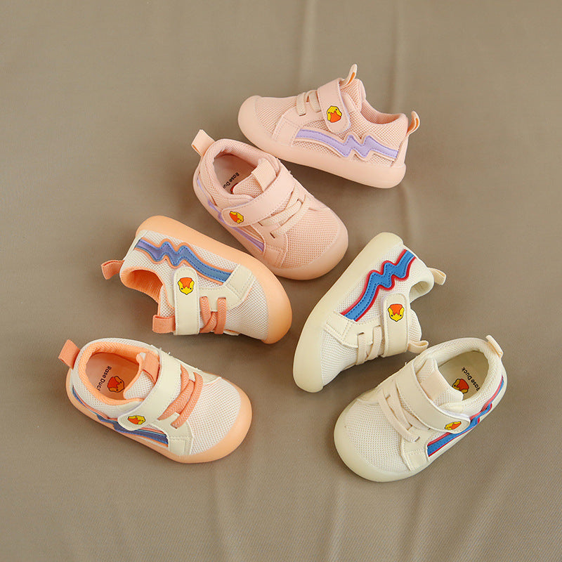 Baby Toddler Shoes Spring New Boys And Girls Breathable Soft Sole