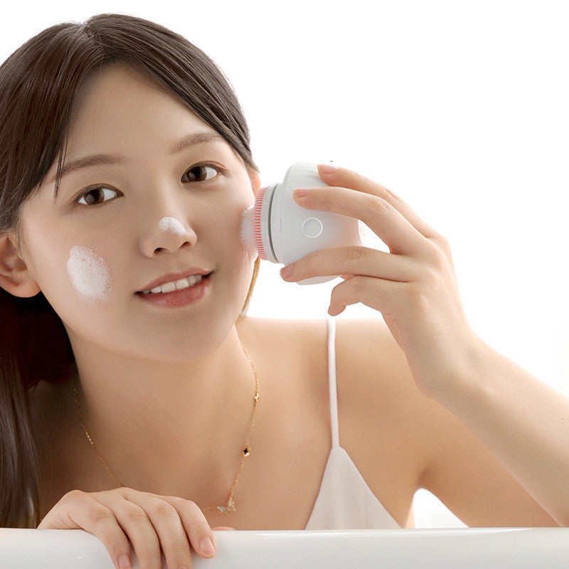 Electric Face Washing Instrument, Ultrasonic Beauty Instrument, Facial Pore Cleaner