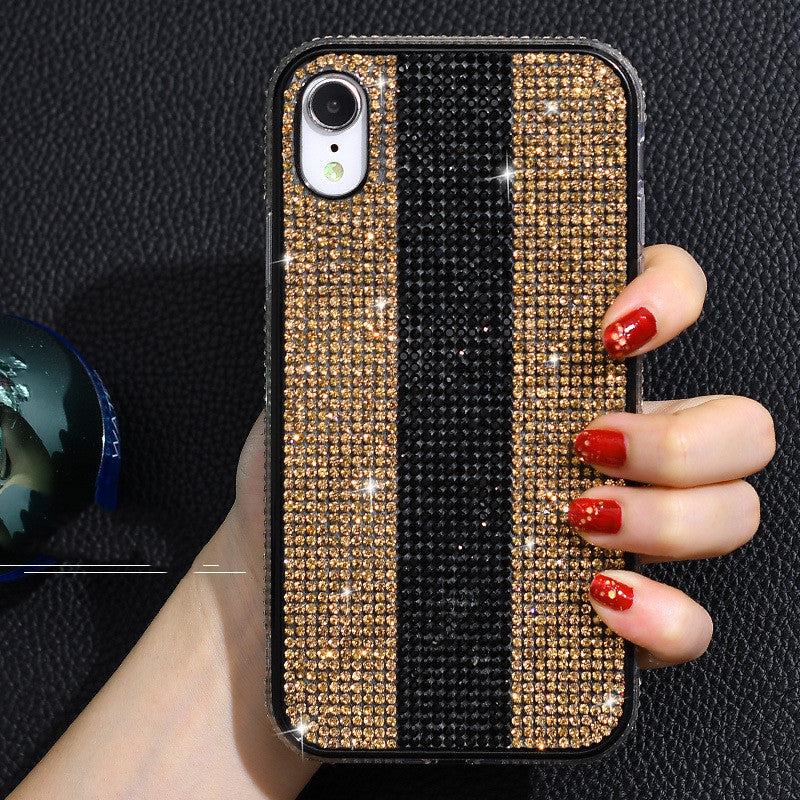 Compatible with Apple , Applicable Diamond-Studded Mobile Phone Case