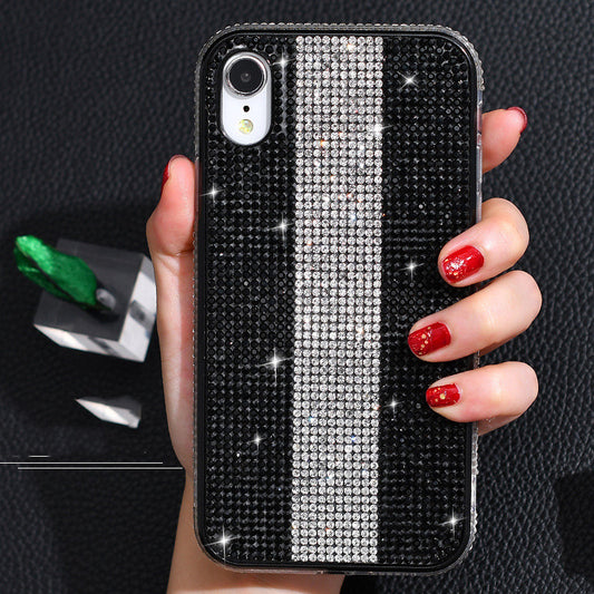 Compatible with Apple , Applicable Diamond-Studded Mobile Phone Case