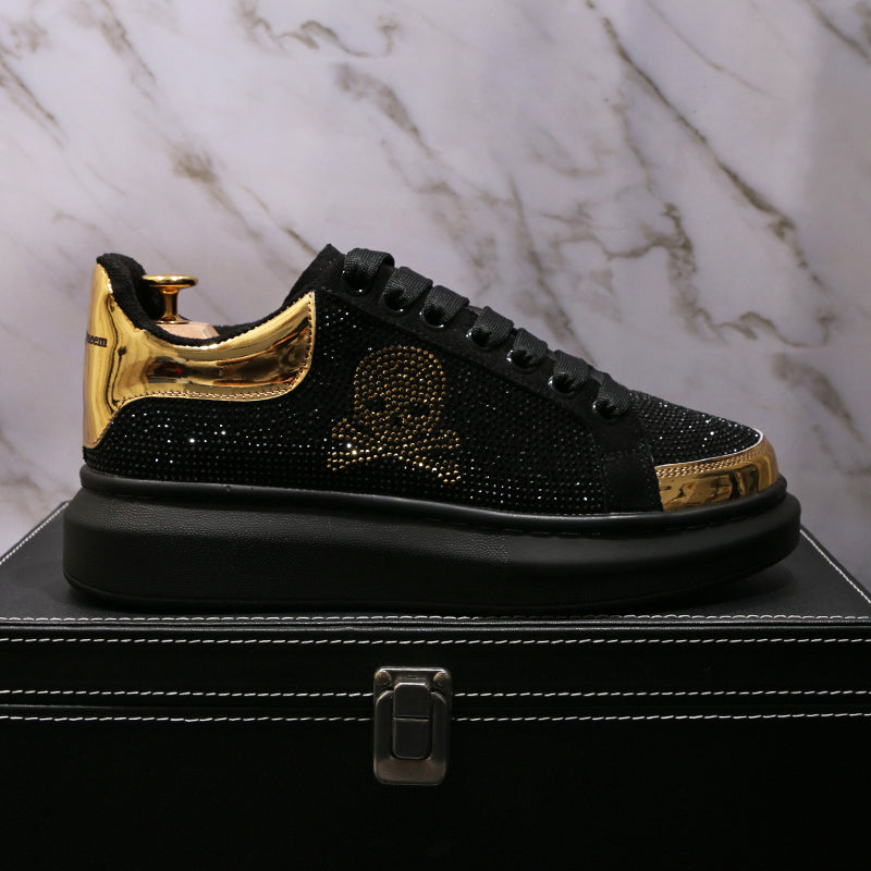 Spring And Autumn New Style Sponge Cake Bottom McQueen Board Shoes Korean Style Increased Casual Shoes