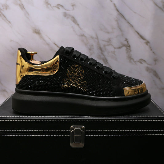 Spring And Autumn New Style Sponge Cake Bottom McQueen Board Shoes Korean Style Increased Casual Shoes