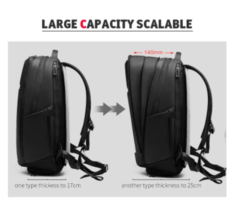 Waterproof Backpack With Detachable Strap Travel Bag