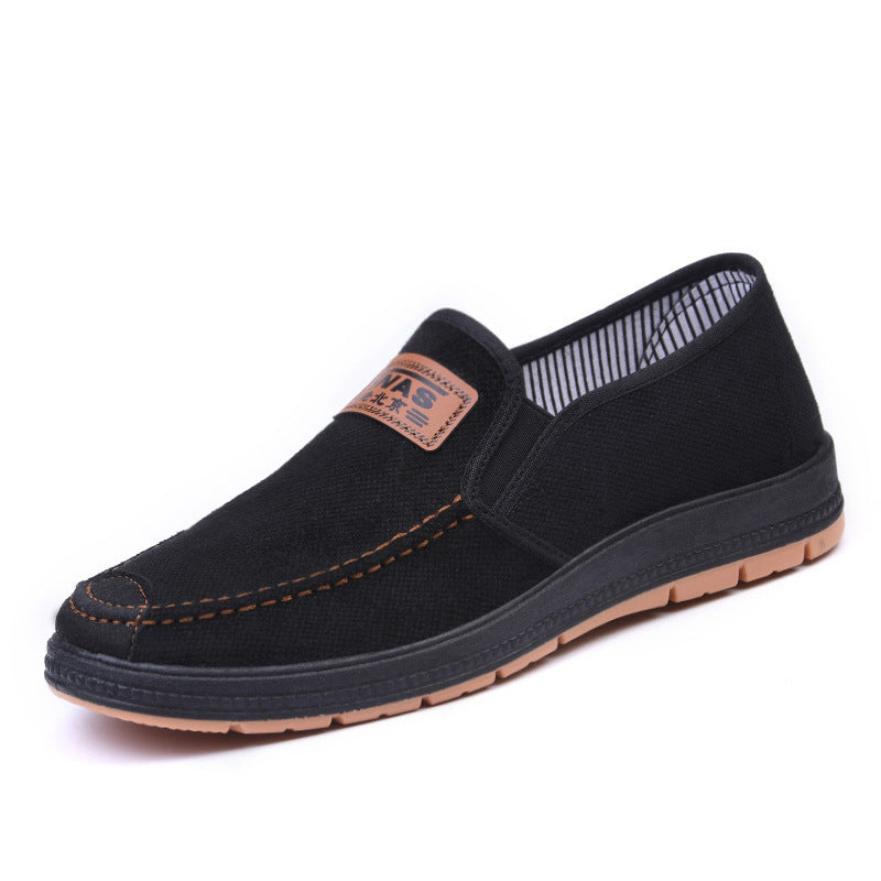 Men's Dad Shoes Casual Soft Sole Old Beijing Cloth Shoes