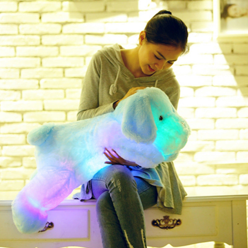 LED Colorful Glowing Cute Dog Doll