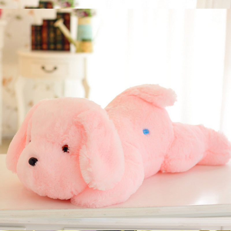 LED Colorful Glowing Cute Dog Doll