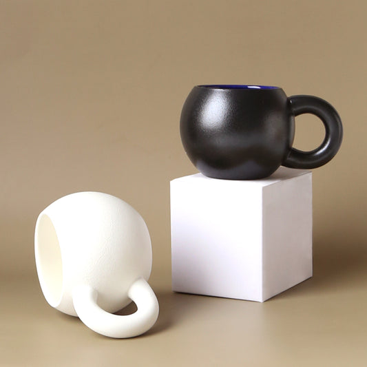 Pot Belly Milk Breakfast Cup Japanese Mug