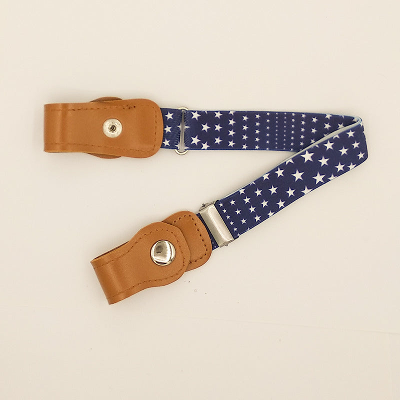 Hot New Children Elastic Belt Pants For Girls Boys Anti Deduction Belt Baby Nursery Essential Kid's Jeans Belt