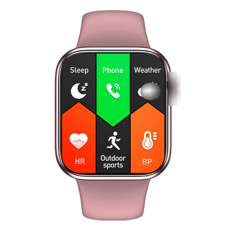 HW16 Smart Watch 1.72 Inch Bluetooth Smart Call 3D Dynamic Dial Cross-Border Foreign Trade Explosion Factory Direct