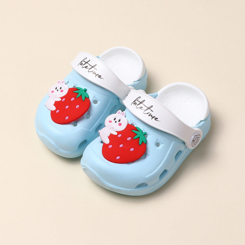 Cute Baby Beach Hole Shoes With Soft Sole