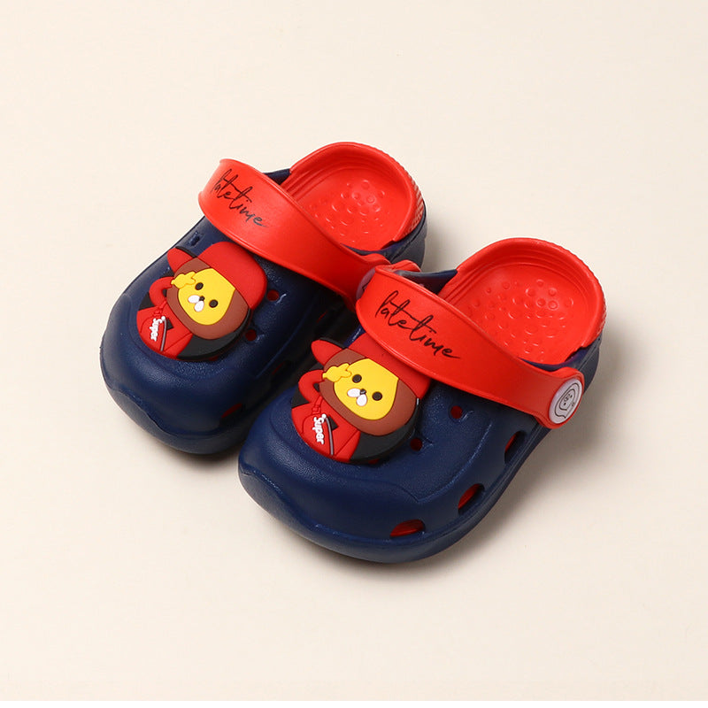 Cute Baby Beach Hole Shoes With Soft Sole