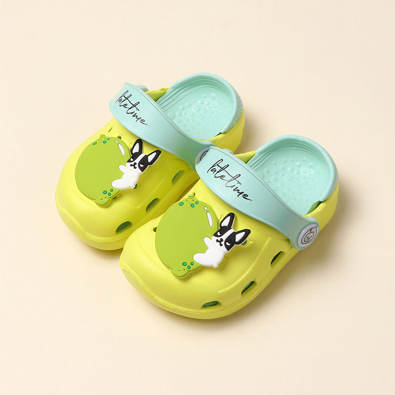 Cute Baby Beach Hole Shoes With Soft Sole