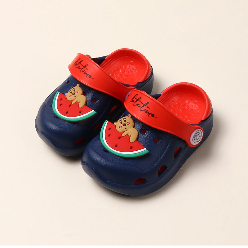 Cute Baby Beach Hole Shoes With Soft Sole