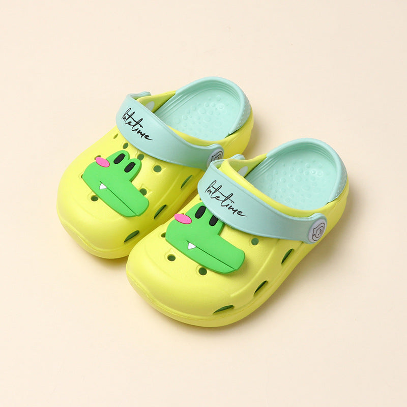 Cute Baby Beach Hole Shoes With Soft Sole