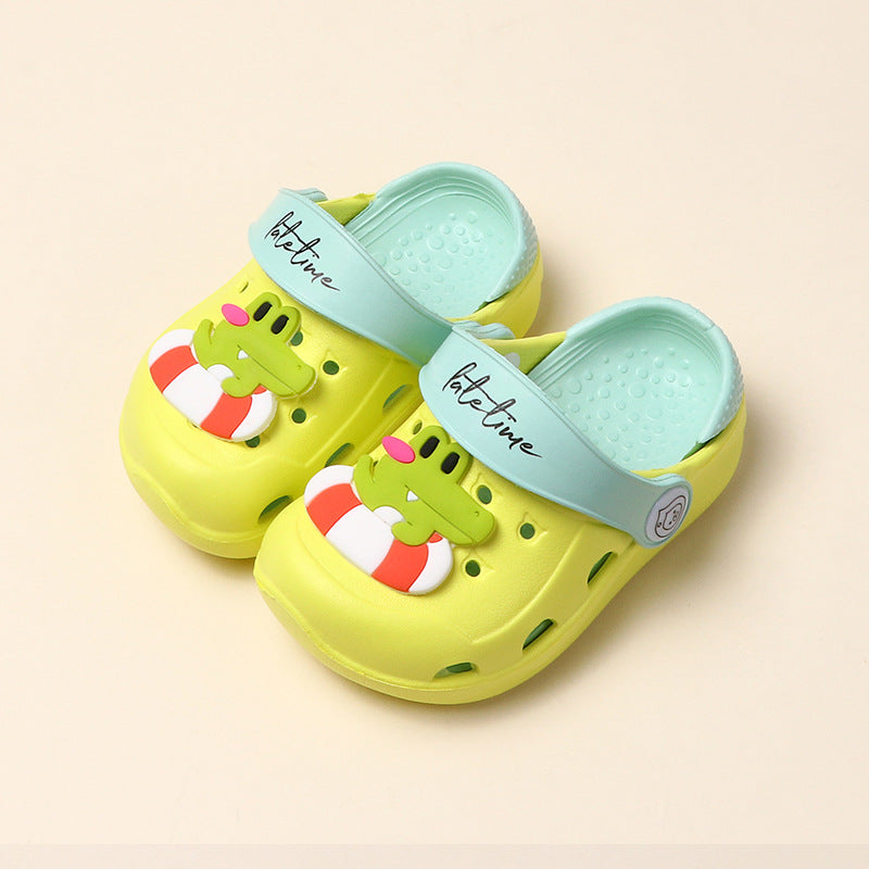 Cute Baby Beach Hole Shoes With Soft Sole