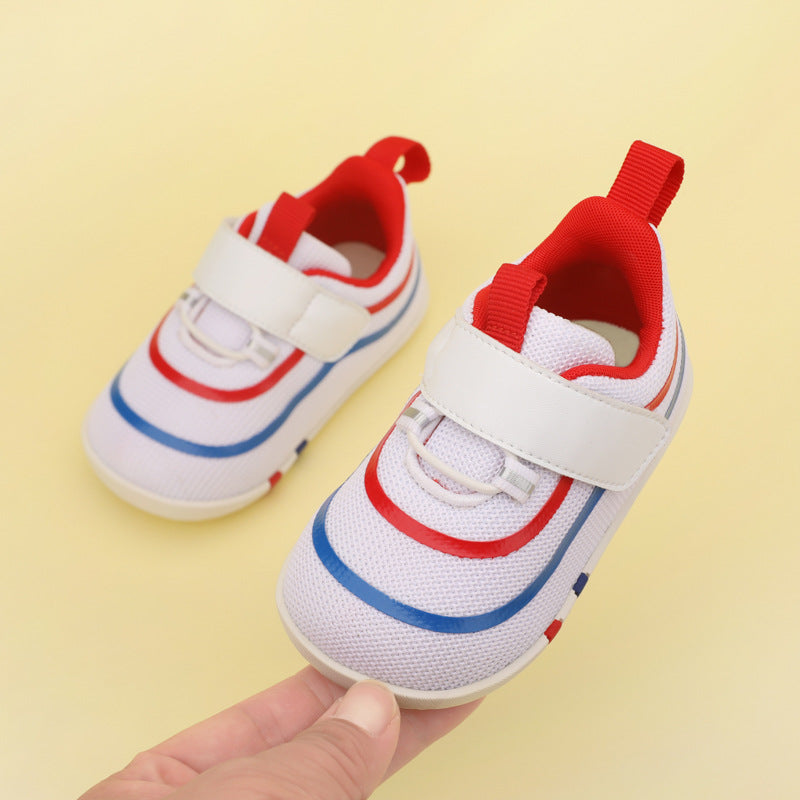 Children's Shoes Autumn Style Mesh Breathable Non-slip Shock Absorption