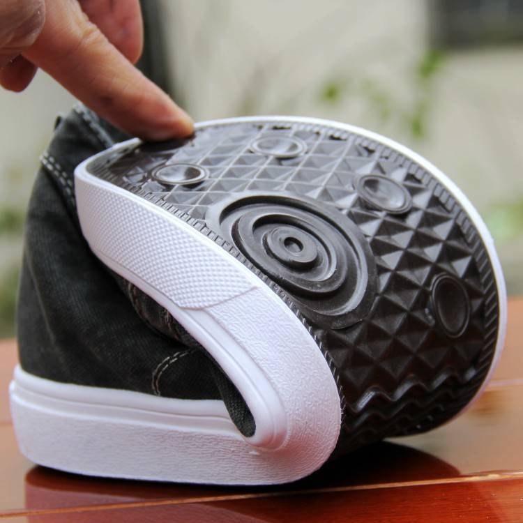 Canvas High-top Trend Cloth Shoes Breathable Deodorant  Board Shoes