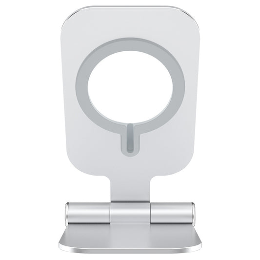 Compatible with Apple, NILLKIN Iphone Stand Holder For iPhone 12mini 12 Pro Max Foldable Aluminium Alloy Magnetic Wireless Fast Charging Phone Stand