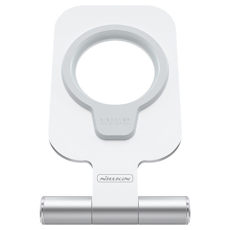 Compatible with Apple, NILLKIN Iphone Stand Holder For iPhone 12mini 12 Pro Max Foldable Aluminium Alloy Magnetic Wireless Fast Charging Phone Stand
