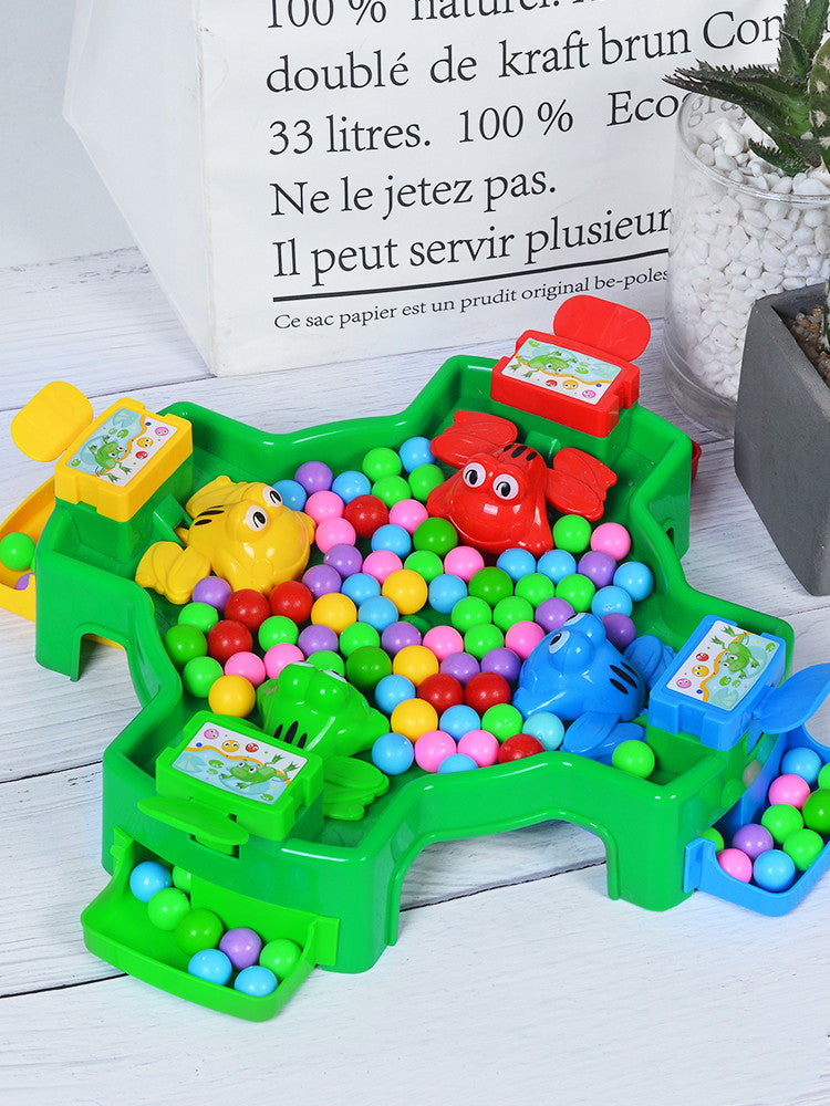 Frog Eats Peas Toys Double Parent  Child Battle Desktop Puzzle Interaction Boys and Girls Children  Gifts