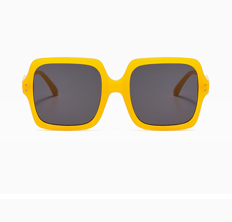 Sunglasses Female Big Face Sunglasses Round Face Sunshade