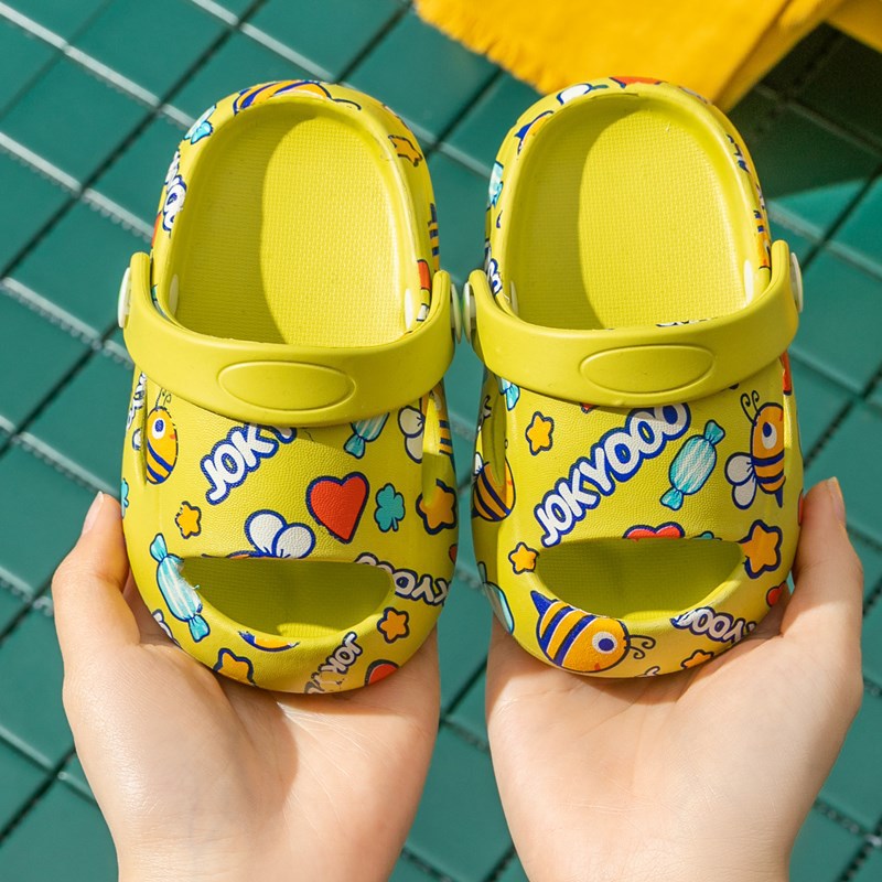 Love Cartoon Bee Boys And Girls Children'S Sandals And Slippers Children'S Slippers