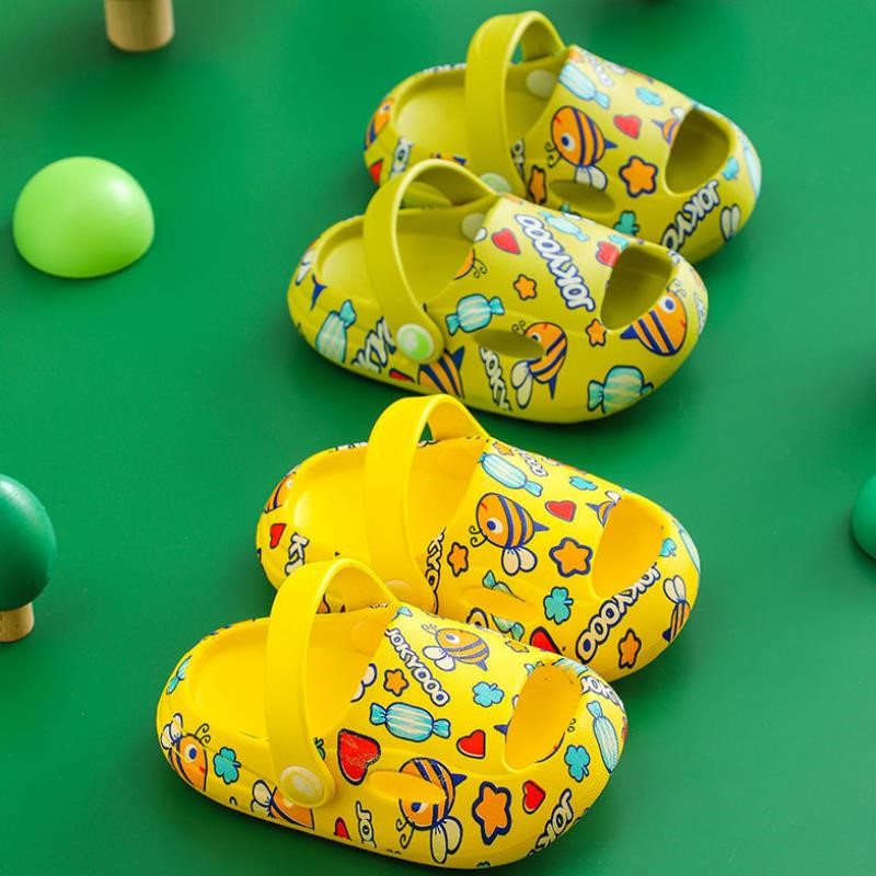 Love Cartoon Bee Boys And Girls Children'S Sandals And Slippers Children'S Slippers