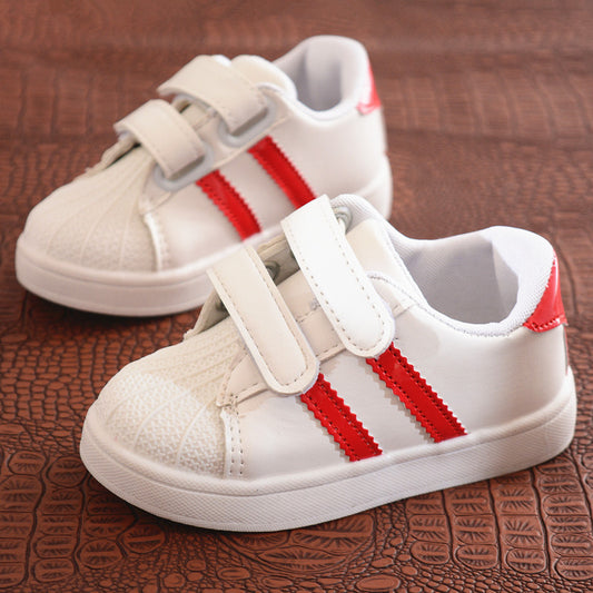 Student Children's Shoes Shell-toe Sports White Shoes Explosive Style Boys Sneakers