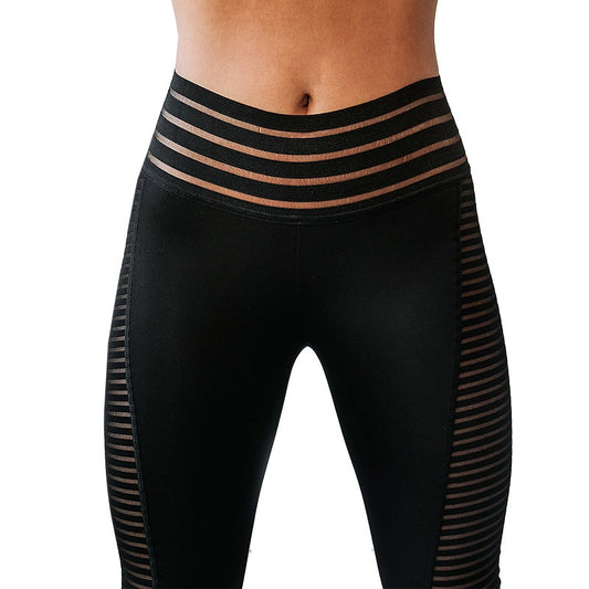 Yoga Pants Mesh Stitching Cross-border Fitness Pants