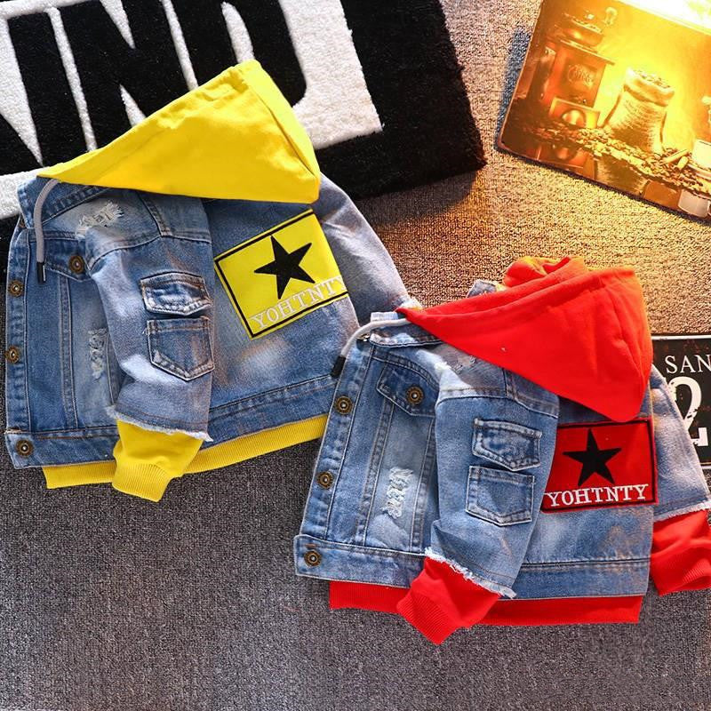 Boys Denim Jacket Spring And Autumn New Jacket Tops https://luxurioutlet.com