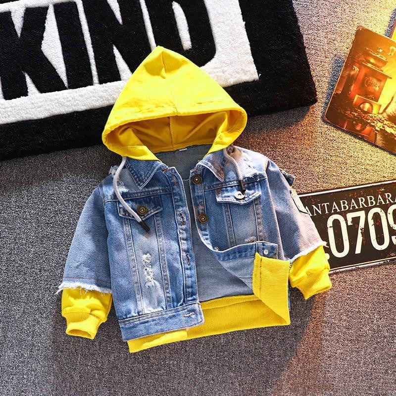 Boys Denim Jacket Spring And Autumn New Jacket Tops https://luxurioutlet.com