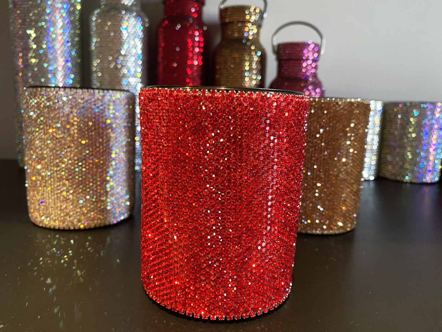 High Grade Diamond Inlaid Makeup Brush Set