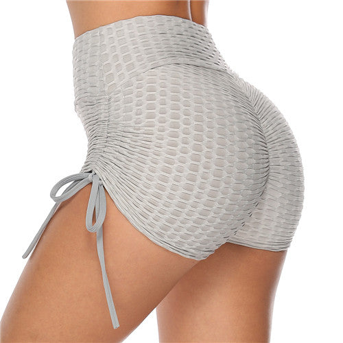 Jacquard Yoga Pants Hip Shorts Bandage Yoga Pants Bubble Pants https://luxurioutlet.com